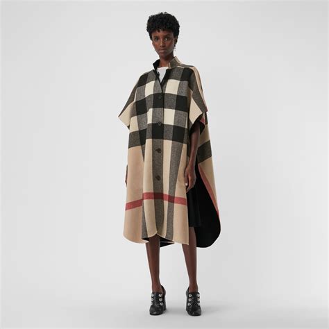 burberry black poncho with hood|Burberry ponchos on sale.